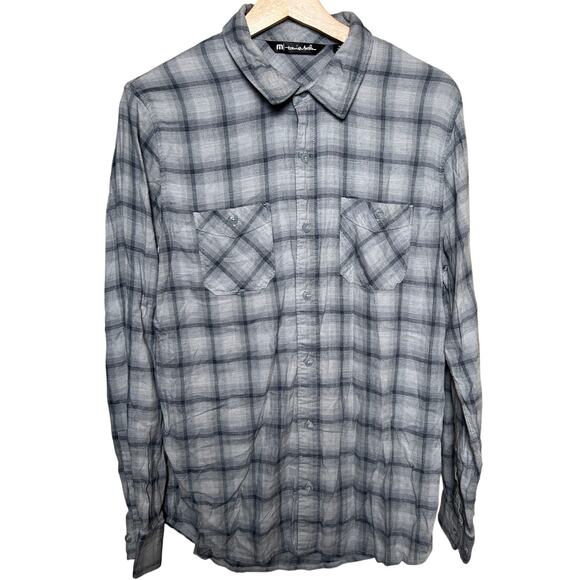 Travis Mathew Men's Plaid Flannel Button Down Long Sleeve Size M - Picture 1 of 5